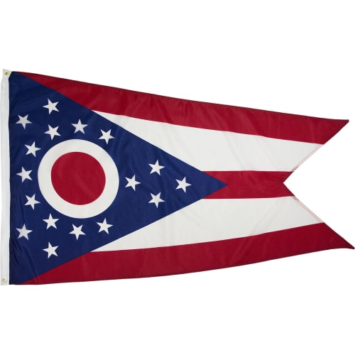 Bandera Estatal Flag De Ohio, 4' x 6'